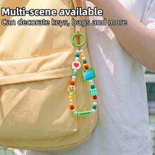 Mesuca Officially Licensed Disney Toy Story Beaded Phone Lanyard, 4 Styles Available, Cute Cartoon Character Wrist Strap, Colorful Bead Chain Bag Charm Pendant, Decor Accessory For Phone Case Backpack Handbag - View 6