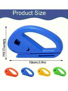 Wrapping Paper Cutter, Christmas And Birthday Gift Wrapping Cutting Tool, Gift Wrapping Cutter, Creative Kraft Paper Craft Paper Roll Sliding Line Cutting Trimmer - A - View 2