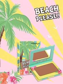 MISSLYN 1入 Beach Please! 柔焦修容古銅粉，中性暖色調霧面古銅色，可疊加顯色，含維生素E，臉部古銅修容盤，適合日常/派對/海灘，打造金古銅/陽光親吻/雕塑臉廓，古銅粉，萬聖節妝容 - 65 HI FROM HAWAII - 查看 8