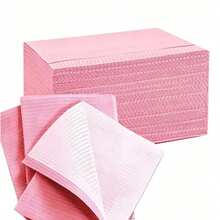 Waterproof Nail Art Table Mat 125pcs Disposable 3-Layer Foldable Nail Art Table Mat Waterproof Nail Art Pad Suitable For Nail Salon Practice - Pink - View 3