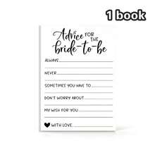 1/2/4pcs Bride-To-Be Advice Cards, Bridal Shower Advice Notes, Wedding Guest Book, Bridal Shower Game Supplies - one-size - View 7