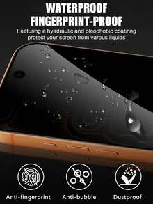 Mr. War Gorilla 4pcs [Personalized Silk Print Black Edge High Definition Film] Compatible With Latest 2026, Compatible With IPhone Duo/18promax/18pro/18/17e/17 Pro Max/17 Pro/17Air/17/16 Pro Max/16 Pro/16 Plus/16/15 Pro Max/15//14/13/12 And Other Models. High Hardness Tempered Glass, Avoid Daily Sharp Object Scratches, Precise Fit Without Gaps, Advanced Adhesive For Stable Adsorption, Phone Accessories. - Black - View 7