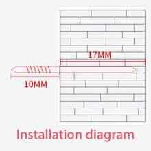 100pcs 200pcs Invisible Baseboard Double-Head Nail Set, Self-Tapping Double-Head Nails With Installation Sleeve, For Baseboard And Wood Trim Installation - No-trace Wall Nails - View 6