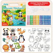 Children's DIY Mosaic Sticker Craft Kit, 3+ Years, 40 Projects, 4 Themes, Includes Shape Stickers, Coloring Board And Hanging Rope - Multicolor - View 14