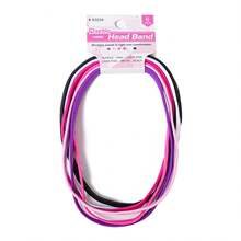 6pcs Thin Elastic Sports Headbands, 6-Pack Sweat-Absorbing Moisture-Wicking Hairbands For Running, Yoga, Fitness, Multi-Color Options - Multicolor - View 11