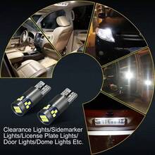 2Pcs T10 3570 CSP LED Bulbs 15000LM 6000K White, App-Control RGB & Cool White, Canbus Error Free For Cayenne, 12V/24V Car Headlight - A - View 7