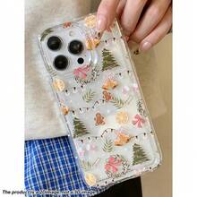 Christmas Atmosphere Air Cushion Shockproof Protective Phone Case Compatible With Iphone 11/12/13/14/15/16/16 Pro/16 Pro Max/17/17 Pro/17 Pro Max/18 Pro/18 Pro Max - Multicolor - View 3