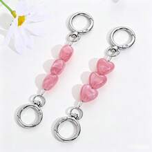 Bag Accessories Bag Extension Chain Beaded Bag Chain One Shoulder Crossbody Strap Modification Extension Replacement Chain - Pink - View 1