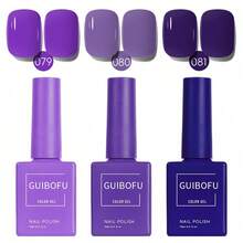 3pcs 15ml Gel Nail Polish Set, Matching Color Bottles, Glossy 3 Color Gel For Women, DIY Nail Art & Home Manicure, Spring Summer Fall Winter Nails, All-Season Nail Color Collection For Daily Use, At-Home Manicure And Nail Styling - Multicolor - View 45