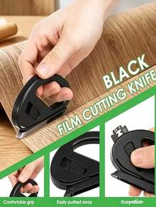 Wrapping Paper Cutter, Christmas And Birthday Gift Wrapping Cutting Tool, Gift Wrapping Cutter, Creative Kraft Paper Craft Paper Roll Sliding Line Cutting Trimmer - A - View 7