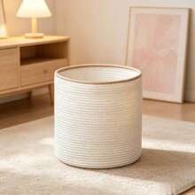 Giỏ vải may tay phong cách Bohemian đựng chậu hoa, giỏ đựng đồ giặt, thùng đựng đồ chơi, giỏ đựng quần áo, giỏ đựng chăn ga gối đệm - Xem 7