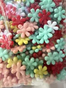 1/5pcs Random Color Flower-Shaped Threading Needles, Durable Beading Fine Line DIY Accessories, Suitable For Elderly, Threading Needle Set, Beading Needle Assistant Tool, Mother's Day Gift, Wedding Season, Graduation Season - Multicolor - View 4