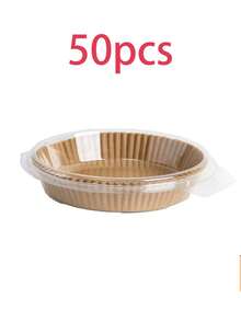 100/50pcs Square And Round Air Fryer Baking Paper, Silicone Paper, With Bubble Packaging, 9 Inch, Non-Stick And Waterproof, Suitable For 5-8 Quart Air Fryers, Paper Material, Suitable For Kitchen, Outdoor Party, Holiday, Wedding, Ramadan And Other Occasions - Multicolor - View 14