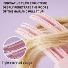 Foam Root Clip With Heating Function, Adjustable To Two Temperature Levels, USB Rechargeable, Quickly Creates A Voluminous Hairstyle, Achieves Voluminous Roots In Just 3 Minutes, Wireless Volumizing Comb, Electric Hair Styling Tool1300mAh - Multicolor - View 5