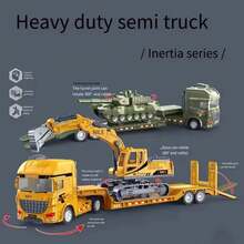 Kids Construction Vehicles - Army Green - View 4