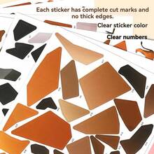 1pc Sticker Puzzle - Children's 3D Geometric Collage Sticker, Handmade DIY Intelligence Puzzle Sticker, Focus Early Education Educational Toy, Educational Activity Book, Suitable For Adults, Cultivate Creativity And Motor Skills, Includes Animals, Shapes, Colors - Birthday, Christmas, Halloween Gifts - Multicolor - View 2