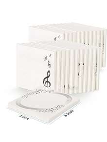 Creative Musical Note Border Sticky Notes, Multiple English Inspirational Quotes Memo Pads, Desktop Message Memo Decorative Self-Adhesive Note Paper, For Planner Marking, Office Notes, Wall Decoration - one-size - View 5