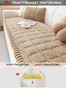 1 buah Sarung Sofa Flanel Minimalis Modern - Lembut & Nyaman, Tanpa Bantalan, Ramah Hewan Peliharaan, Dapat Dicuci dengan Mesin, Cocok untuk Sofa Seksi 1-4 Dudukan, Dekorasi Multifungsi untuk Ruang Tamu, Kamar Tidur, Kantor - MultiWarna - View 22