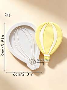 Hot Air Balloon Cloud Silicone Mold Non-Stick Fondant Candy Chocolate Baking Tool For Cake Decoration DIY,Cupcake Topper, Soap, Candle - Beige - View 10