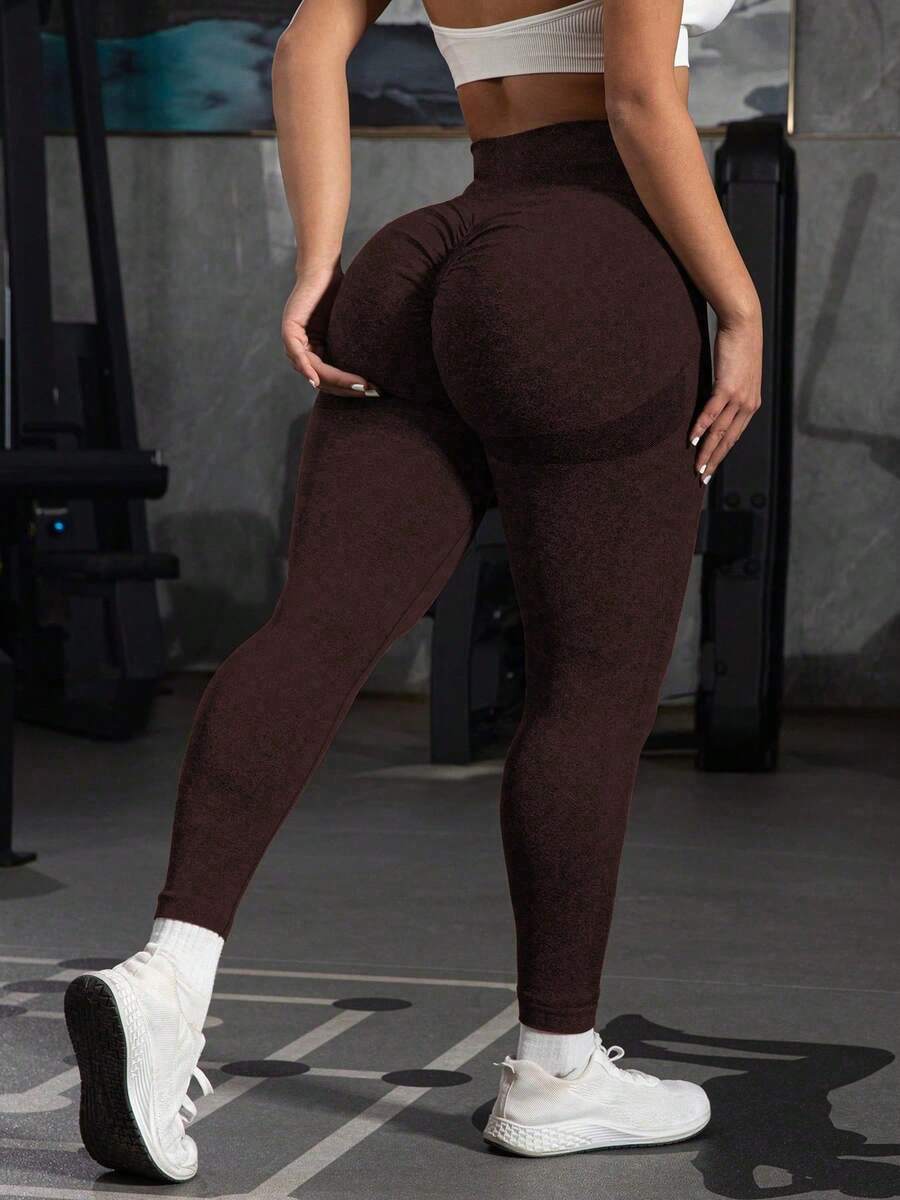 TNTOR Plus Size High Waist Lifting Fitness Yoga Pants For Women, High Waist Design With Abdomen Control Fall Sports