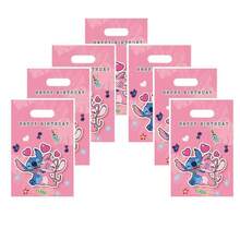 Hasbro 10pcs New Cute Gift Bags Children Birthday Party Favor Bags Stitch Design Candy Bags With Handles - Multi-color - View 2