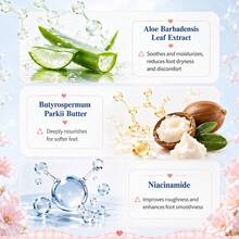 KORMESIC Goat Milk Moisturizing Foot Mask 1 Pair 35ml Wearable Sock Type Goat Milk Extract Softens Dry Rough Foot Skin Home Moisturizing Foot Care - Milky Aroma - View 4