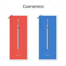 Mini Flame Shape Nail Drill Bit 3/32", Professional Diamond Nail Drill Bit For Cuticle And Dead Skin Removal, Pre-Manicure Treatment, Bi-Directional Rotation, Nail Salon Supplies - Multicolor - View 2
