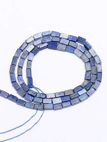 1 Strand 2x4mm Natural Stone Beads Rectangle Cube Tiger Eye Labradorite Lapis Lazuli Quartz Loose Beads For Jewelry Making DIY Accessries - Multicolor - View 13