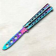 1pc Butterfly Foldable Comb Training Tool Outdoor Competition Toy Portable Durable Design Speed Challenge Game Skill Practice Gear Camping Backpack Essential Non-Slip Grip Compact Travel Accessory Adult Teen Party Activity - Multicolor - View 20