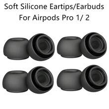 أطراف سماعات أذن سيليكون ناعمة بيضاء مخصصة ل- Apple Pro 1/2 (2 قطعة/عبوة)، مع شبكة مقاومة للغبار، مادة سيليكون ناعمة، ملاءمة مثالية لقناة الأذن، أكثر راحة للارتداء. متوفرة بمقاسات L، M، S، XS. - أبيض - مشاهدة 40
