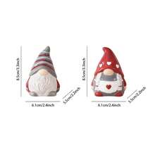 Ceramic Gnome Salt And Pepper Shaker Set, Decorative Christmas Spice Dispensers For Dining Table And Kitchen, 2-Piece Set, 6.1x5.5x8.5cm - Multicolor - View 10