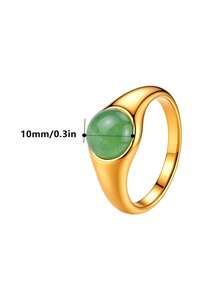 1pc Unisex Cast Stainless Steel Stamp Ring, Unique High-End Jewelry, Suitable For Daily, Business, Party Wear, Birthday Anniversary Gift For Him/Her - Ring - View 6