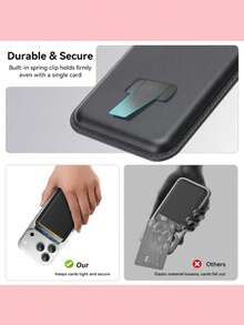 Dompet Kartu Ponsel Magnetik Gaya Girly Korea dengan Slot Kartu MagSafe, Pengisian Daya Nirkabel, Casing Ponsel Tidak Termasuk, Kompatibel dengan iPhone 16 Pro Max/15 Pro/14/13/12/11 - MultiWarna - View 7