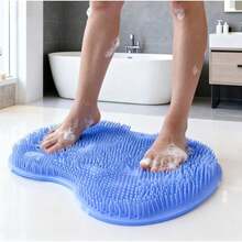 2pcs Universal Non-Slip Shower Foot Scrub Massager, Exfoliating Pad, Promotes Blood Circulation, Alcohol-Free, Fragrance-Free, Manual Operation, No Battery Required, Bathroom Accessory - Multicolor - View 3