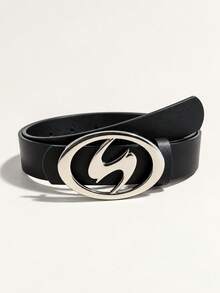 1pc Retro Y2K Style PU Leather Belt For Women, Suitable For S, Suits, And Daily Wear - Leopard Print Belt - View 15