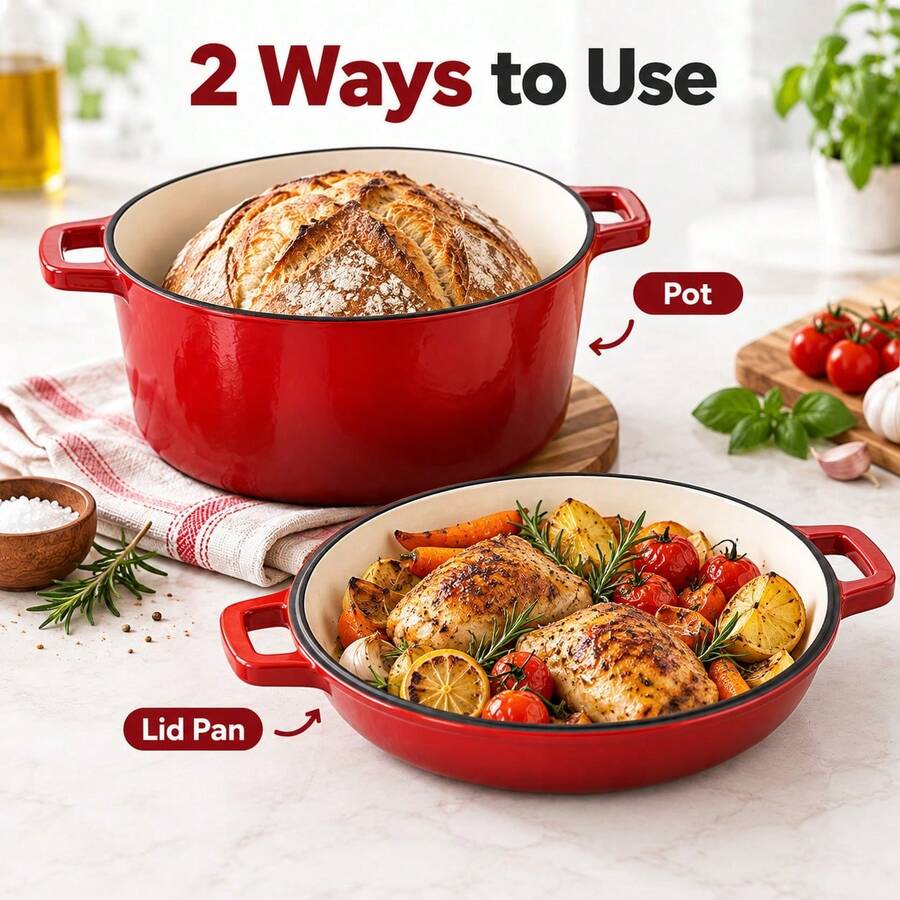 Casserole For Kitchen Cooking, Baking, Roasting, Soup, Stew, Random Color - Multicolor - View 1