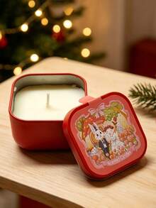Tulip Cute Rabbit Tin Can Aromatherapy Candle Indoor Smokeless High Beauty Birthday Gift Companion Gift Interior Set Gift(Without Flowers) - Multi Scents - View 7