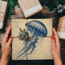 European Style Ocean Museum Scrapbook Paper 24 Sheets 6 Inch Vintage Marine Life Stamp Engraving Illustration Background Paper No Repeated Patterns Suitable For Bullet Journal Junk Journal Greeting Card Background Photo Album And Handmade DIY Crafts - Square - View 6