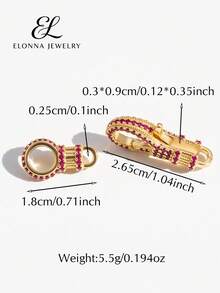 SYMFNY 925 Sterling Silver Cubic Zirconia Colorful Pave Lobster Clasp, Bracelet Necklace Connector Accessory, DIY Jewelry Making, Gift For Her - Pave Lobster Claw Clasp - View 9