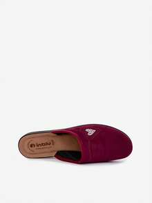 Women's Inblu Comfortable Light Soft Home Slippers With Heart And  For Relaxation Gray Red - Red - View 8