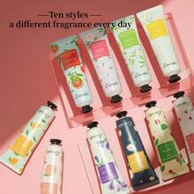zencolor 10pcs/Set Fragrant Hand Cream Gift Set, Moisturizing & Non-Greasy & Anti-Freezing & Anti-Crack, Hand Care Box - Multicolor - View 3