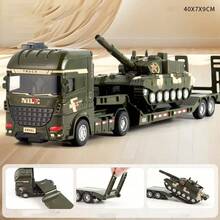 Kids Construction Vehicles - Army Green - View 1