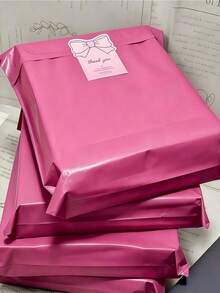 10/20pcs Kantong Plastik Pengiriman Warna Merah Mawar, Ukuran M/L/XL Beraneka Ragam, Kantong Pengiriman Perekat Otomatis, Kantong Hadiah Dekorasi Natal, Perlengkapan Pesta Ulang Tahun, Kantong Halloween, Pernikahan, Pengisi Kantong Pesta Natal dan Halloween - Berbagai gaya - View 3