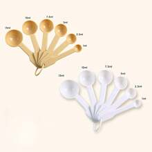 Set Sendok Takar Plastik Multifungsi 1/2/4 buah, Sendok Takar Segmen yang Dapat Ditumpuk, Sendok Takar Kopi, Garam, dan Bumbu, Cocok untuk Alat Memasak & Memanggang di Dapur dan Restoran - MultiWarna - View 14