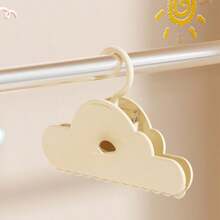 1pc Seamless Pants Clip Clothing Organizer Rack Wardrobe Storage Rack Drying Clip Anti-Wrinkle Rack - Multicolor - View 11