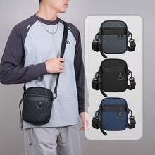 1pc New Men's Crossbody Bag Shoulder Bag Casual Fashion Multifunctional Phone Bag Lightweight Small Square Bag - Multicolor - View 7