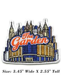 رقعة مطرزة للكي على الملابس بتصميم The Garden New York للبيسبول وكرة السلة والرياضة - متعدد الألوان - مشاهدة 3
