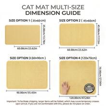 1pc - Extra Large Double Layer Cat Litter Mat, EVA Non-Slip Waterproof, Effectively Traps Scattered Litter, Washable Easy To Clean, Odor-Resistant Durable Tray - Multicolor - View 6