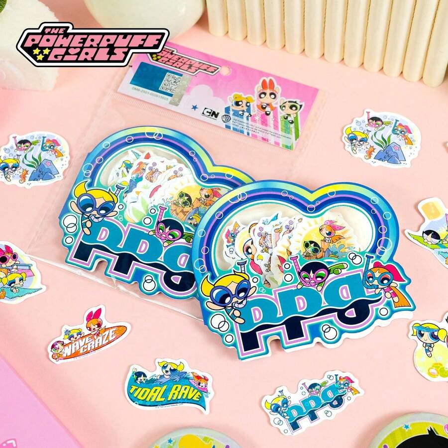 THE POWERPUFF GIRLS 20 قطعة مجموعة ملصقات أنمي فتيات القوة اللطيفة. ألوان زاهية، تصاميم ممتعة، تشمل شخصيات بابلز وبلوسوم وباتركاب. مناسبة للوازم المدرسية، ألبومات الصور، مشاريع DIY، وأيضًا هدية رائعة لعشاق الأنمي. - متعدد الألوان - مشاهدة 1