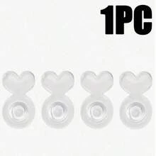 1/4/12/24pcs Silicone Ear Pads Set, Anti-Slip Anti-Drop Ear Plugs, Earring Backs, Suitable For Dangle Earrings, Large Earrings, Earring And Ear Lobe Replacement - Multicolor - View 15
